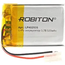 Аккумулятор Robiton LP402535 320mAh 1 шт.