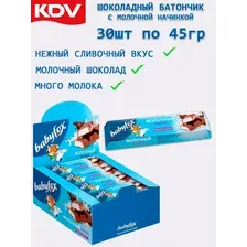 Батончик шоколадный молочный Babyfox 30 шт по 45 гр