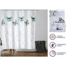 Шторка-занавеска для ванны Perfecto Linea Harmony 36-118011 (бабочки)