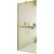 Душевая стенка MaybahGlass 119x195 MGD-714-3ш (прозрачное стекло/золотой)