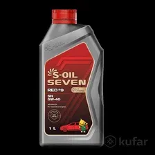 Моторное масло S-Oil Seven Red №9 SN 5W40 / E107618 (1л)