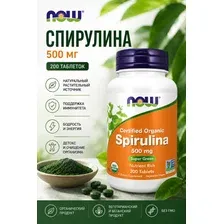 Спирулина Now Foods Spirulina (200 таб)