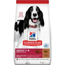 Сухой корм для собак Hill's SP для взрослых собак средних пород, с ягненком и рисом 14 кг