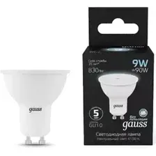 Светодиодная лампочка Gauss MR16 9W 830lm 4100K GU10 LED 101506209