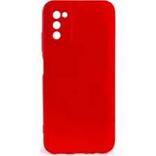 Чехол-накладка Case Coated для Galaxy A03s (красный)