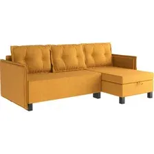 Угловой диван Mio Tesoro Туули (Yellow/Orange)