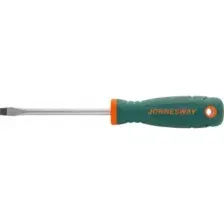 D77S6100 D77S6100 Отвертка стержневая шлицевая ANTI-SLIP GRIP, SL6.5х100 мм JONNESWAY