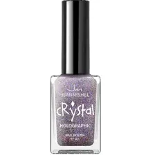 JEANMISHEL Лак для ногтей голографический CRYSTAL (сиренево-серебристый блестящий) тон 708