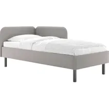 Кровать Сонум Юта 90x200 (велутто бежевый)