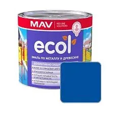 Эмаль алкидная ECOL ПФ-115 ярко-синяя 2 кг