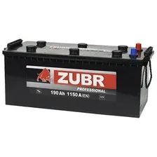 Автомобильный аккумулятор Zubr Professional R+ (190 А/ч)