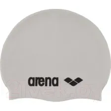 Шапочка для плавания ARENA Classic Silicone Cap / 91662 15 (White/Back)