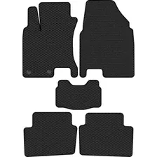 Комплект ковриков для авто Alicosta Nissan Qashqai I (suv / J10) 2006 - 2013 (черный, ромб)