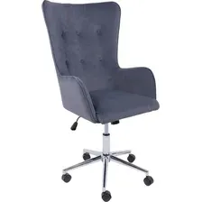 Кресло BELLA (Белла) XL Chrome Kiton 713 Graphite велюр/графит