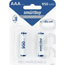 Аккумулятор SmartBuy AAA 950mAh 2 шт. SBBR-3A02BL950
