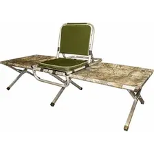 Раскладушка Медведь Екатеринбург 170x65x45 (утепленная) с креслом складным