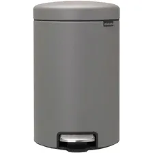 Мусорное ведро Brabantia Pedal Bin NewIcon 12 л (минерально-серый)