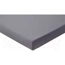 Простыня AlViTek Трикотажная на резинке 180x200 / ПТР-ГРА-180(180) (графит)