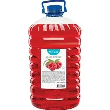 Жидкое мыло VegA Малина 388437 (5л)
