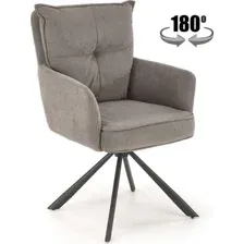 Стул HALMAR K528 серый/черный