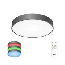 Светильник потолочный CL72470G1 70Вт круг, черный с RGB Купер Citilux