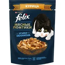 Пресервы Felix Мясные ломтики с курицей 75 г