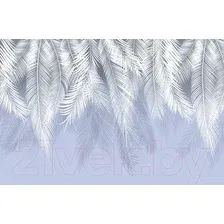 Фотообои Citydecor Пальмовые листья 300x260 (голубой)