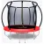 Батут GetActive Jump PRO 8FT с лестницей и внутренней сеткой (красный)