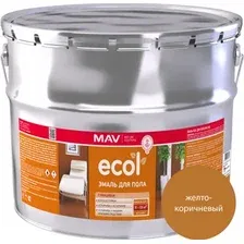 Эмаль MAV Ecol ПФ-266 11 кг (желто-коричневый)
