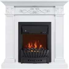Каминокомплект Смолком Verona STD-ASP Aspen Black (бьянко белый)