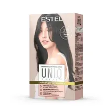 Краска для волос Estel UNIQ SENSE 3/17 тёмный шатен пепельно-коричневый