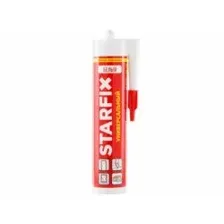Герметик силиконовый универсальный STARFIX белый, 300 мл
