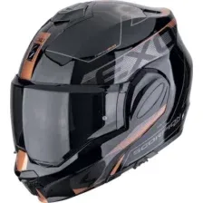 Мотошлем Scorpion Exo Exo-Tech Evo Traveller (р. XS, черный/медный)