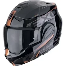 Мотошлем Scorpion Exo Exo-Tech Evo Traveller (р. XS, черный/медный)