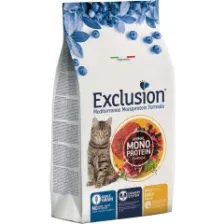 Сухой корм для кошек EXCLUSION Monoprotein говядина 1,5 кг 