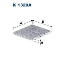 фильтр салона угольный Hyundai Solaris 10 Kia Rio 12 FILTRON K 1329 A