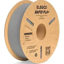 Филамент Elegoo RAPID PLA+ (1.75 мм, 1 кг, серый)
