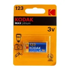 Батарейка Kodak CR123 K123LA MAX Lithium 30956223-RU1