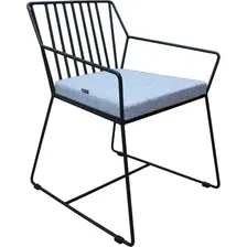 Кресло мягкое Allerd Milord 3060241000 (черный муар/серебристый)