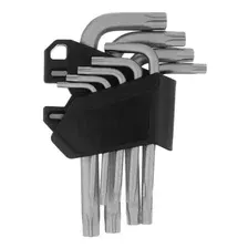 Набор ключей имбусовых Torx-Tempered, TT10-50, CrV, 9 шт.// Сибртех 123707