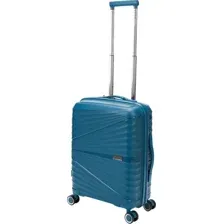 Чемодан-спиннер Torber Nevo T2207S (синий)