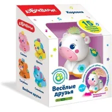 Развивающая игрушка Азбукварик Коровка Веселые друзья 2836