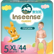 Подгузники-трусики детские Inseense Classic XL 12-17 кг / InsCXL44Blue (44шт)