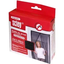 Москитная сетка на дверь Scley 0395-112110 (210x100, черный)