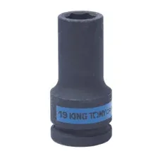 Головка торцевая ударная глубокая шестигранная 3/4" 19 мм KING TONY 643519M