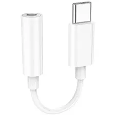 Адаптер Hoco LS35 USB Type-C - 3.5 jack (белый)