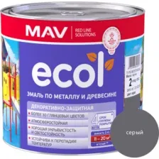 Эмаль MAV Ecol ПФ-115 (2кг, серый)