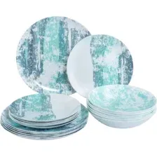 Набор тарелок Luminarc Diwali Acctit Turquoise V9710 (18пр)
