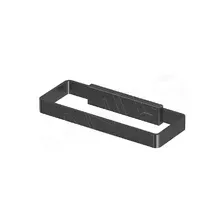 Держатель для полотенец Whitecross Cubo CU2458GM (оружейная сталь)