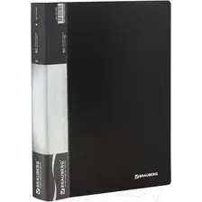 Папка для бумаг Brauberg 221608 (черный)